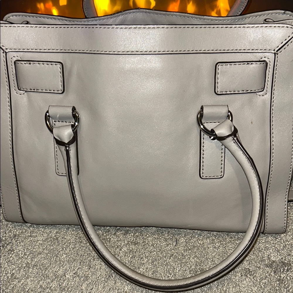 Michael Kors Gray Satchel with Silver Hardware - Picture 5 of 16